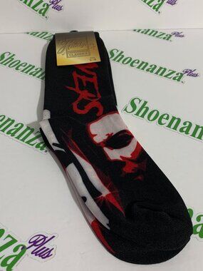 Headgear Classics Socks Michael Myers Halloween Black Red Mens Size 5 - 8